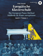 The European Piano Method - Volume 3: German/French/English Book/Online Audio