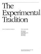 The Experimental Tradition: Essays on Competitions in Architecture - Lipstadt, Helene (Editor), and Bergdoll, Barry, and Architectural League of New York