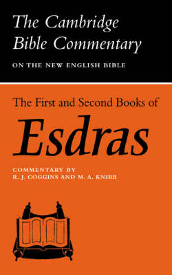 The First and Second Books of Esdras - Coggins, Richard J., and Knibb, M. A.