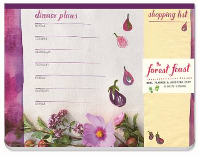 The Forest Feast Meal Planner and Shopping List: Magnetic Notepad, 50 Sheets, 5 Designs - Gleeson, Erin