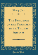 The Function of the Phantasm in St. Thomas Aquinas (Classic Reprint)