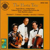 The Hertz Trio - Dale Bartlett (piano); Hertz Trio; Talmon Hertz (cello); Yaela Hertz (violin)