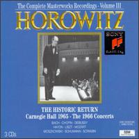 The Historic Return: Carnegie Hall 1965; The 1966 Concerts - Vladimir Horowitz (piano)