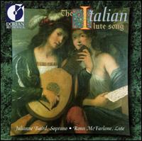 The Italian Lute Song - Julianne Baird / Ronn McFarlane
