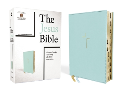The Jesus Bible, NIV Edition, Leathersoft, Blue, Thumb Indexed, Comfort Print - Passion Publishing (General editor), and Giglio, Louie (Introduction by)