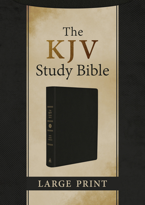 The KJV Study Bible, Large Print [Black Genuine Leather] - Compiled by Barbour Staff, and Hudson, Christopher D