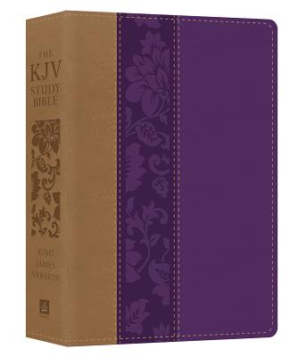 The KJV Study Bible - Large Print [violet Floret] - Hudson, Christopher D