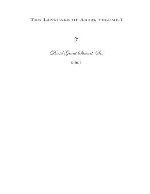 The Language of Adam, volume 1 - Stewart Sr, David Grant