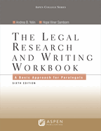 The Legal Research and Writing Workbook: A Basic Approach for Paralegals