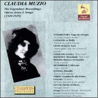 The Legendary Recordings 1920-1925 - Claudia Muzio (soprano)