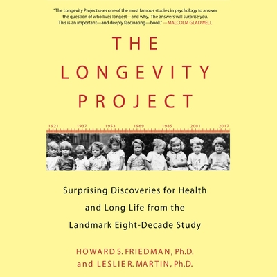 The Longevity Project: Surprising Discoveries for Health and Long Life from the Landmark Eight-Decade Study - Friedman, Howard S, and Pratt, Sean (Read by), and Martin, Leslie R