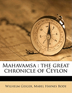 The Mahavamsa: The Great Chronicle of Ceylon