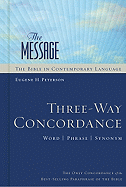 The Message Three-Way Concordance: Word / Phrase / Synonym
