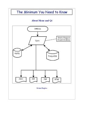 The Minimum You Need to Know About Mono and Qt - Hughes, Roland