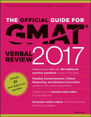 The Official Guide for GMAT Verbal Review 2017 with Online Question Bank and Exclusive Video - Gmac (Graduate Management Admission Council)