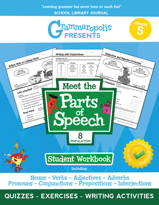 The Parts of Speech Workbook, Grade 5 - Voorhees, Coert, and Grammaropolis