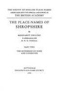 The Place-Names of Shropshire - Gelling, Margaret