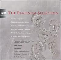 The Platinum Selection - Caryl Thomas (harp); Emma Johnson (clarinet); George Ives (cello); Gigi Mitchell-Velasco (mezzo-soprano);...