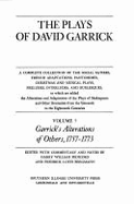 The Plays of David Garrick, Volume 7: Garrick's Own Plays, 1757 - 1773 - Pedicord, Harry William