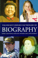 The pocket Oxford dictionary of biography