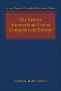 The Private International Law of Companies in Europe