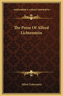 The Prose of Alfred Lichtenstein