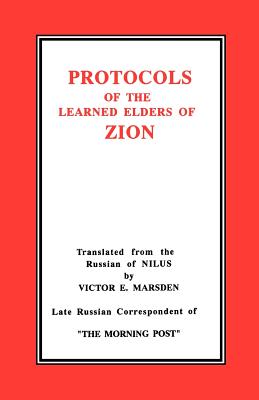 The Protocols of the Learned Elders of Zion - Marsden, Victor E (Translated by)