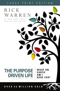 The Purpose Driven Life Large Print: What on Earth Am I Here For?