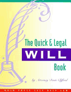 The Quick & Legal Will Book