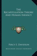 The Recapitulation Theory And Human Infancy