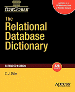 The Relational Database Dictionary, Extended Edition