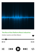 The Rise of the Platform Music Industries