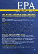 The Role of Theory in Policy Analysis: Volume 2, Number 1 of European Policy Analysis