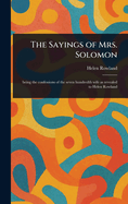The Sayings of Mrs. Solomon