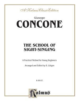 The School of Sight-Singing: Practical Method for Young Beginners (Lutgen) - Concone, Giuseppe