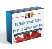 The Studio Formulas Set for the Art and Science of Natural Dyes: 84 Cards with Recipes and Color Swatches