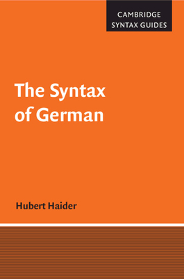 The Syntax of German - Haider, Hubert