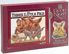 The Three Little Pigs Book and Night Light