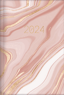 The Treasure of Wisdom - 2024 Daily Agenda - Pink Marble: A Daily Calendar, Schedule, and Appointment Book with an Inspirational Quotation or Bible Verse for Each Day of the Year