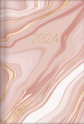 The Treasure of Wisdom - 2024 Daily Agenda - Pink Marble: A Daily Calendar, Schedule, and Appointment Book with an Inspirational Quotation or Bible Verse for Each Day of the Year - Richards, Jessie (Editor), and Antonia, Nicole (Designer)