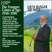 The Trumpet Comes Of Age - Bruce Vogt (piano); Christopher Lane (trumpet); David Flello (trumpet); David Michaeux (trumpet); Louis Ranger (trumpet)