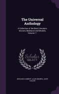 The Universal Anthology: A Collection of the Best Literature, Ancient, Medival and Modern, Volume 11