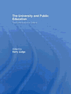 The University and Public Education: The Contribution of Oxford