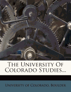 The University Of Colorado Studies