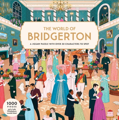 The World of Bridgerton 1000 Piece Puzzle: A 1000-Piece Jigsaw Puzzle with Over 30 Characters to Spot - 