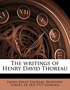 The Writings of Henry David Thoreau; Volume 20
