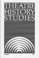 Theatre History Studies 1986, Vol. 6