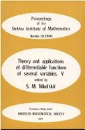 Theory & Applications of Differentiable Functions of Several Variables, V: Proceedings