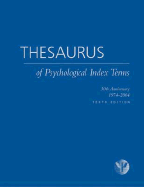 Thesaurus of Psychological Index Terms - Gallagher, Lisa A, and American Psychological Association (Creator)