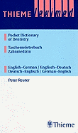 Thieme Leximed Pocket Dictionary of Dentistry English - German, German - English